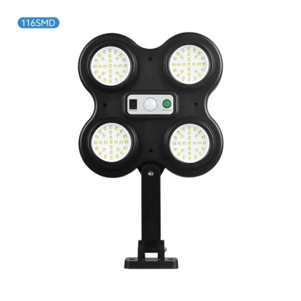 4 Head Wide Angle Illumination Outdoor Motion Sensor Solar Street Wall Light IP65 Waterproof - Image 10