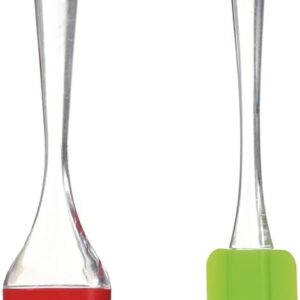 Silicon brush kit and Spatula Dishes Baking Mix Set Pastry Tools  (random color )