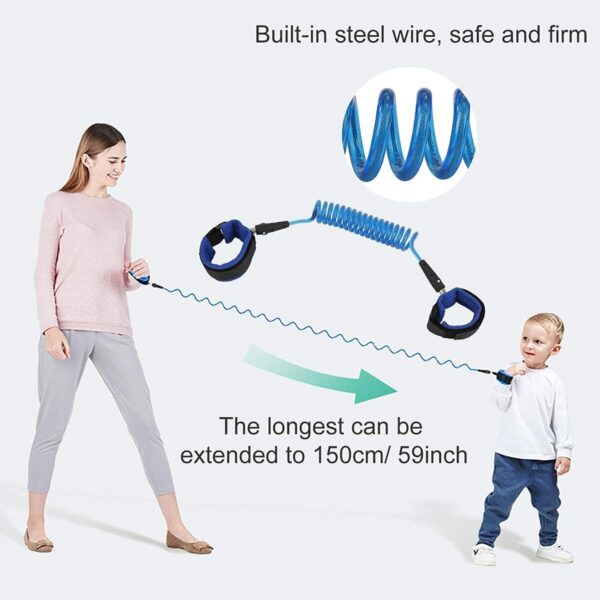 Baby Child Anti Lock Wrist Safety Hand Belt Band For Travelling Purpose,safe Secure (random Color) - Image 3