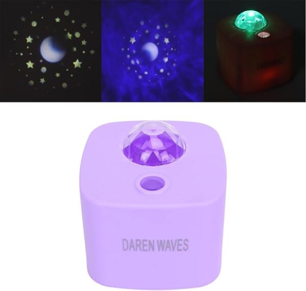 Ocean Light Projector for Bedroom Led Star Galaxy Sky Wave Color Rotating Underwater Wall Projection (random color) - Image 7