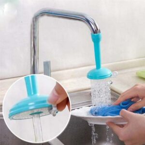 Silicone Kitchen Faucet  Kitchen Shower Splash Faucet Water-saving Filter Shower Water Rotating Spray Regulator(Random color)