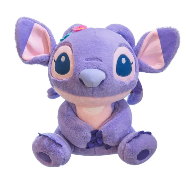 Purple Disney Angel Lilo & Stitch Alien Girl Sitting Plush Lovely Stuff Toy - 40cm - Image 4