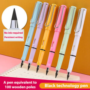 New Unlimited Technology Eternal Writing Pencil Inkless Magic Pen Pencil   (random color) MJ KS