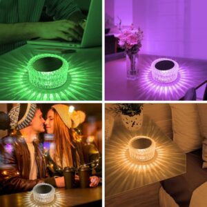 Mega Power LED Bird Nested Crystal Lamp Table Lamp, 16 Color Changing RGB Touch+Remote Control.