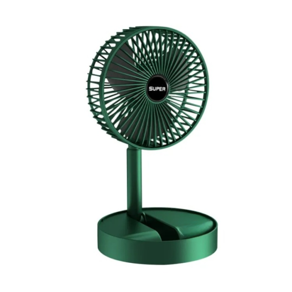 Folding Telescopic Floor Fan Summer Silent Desktop Direct  electric Fan For Office Bedroom School (random Color ) - Image 2