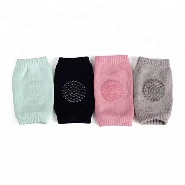 Knee Pads for baby | Adjustable Baby knee Protector Crawling Safety and elbow pads (Random Color) - Image 3