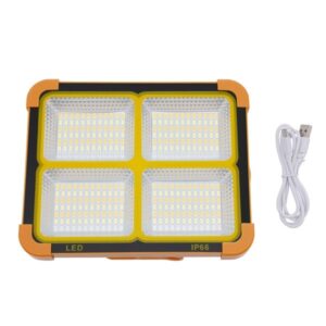 Outdoor LED Flood Light with Solar Panels (model D08L)