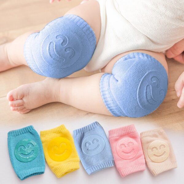 Knee Pads for baby | Adjustable Baby knee Protector Crawling Safety and elbow pads (Random Color) - Image 2