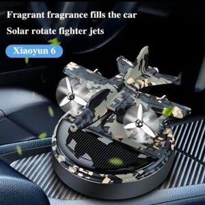 Solar Fighter Car Air Freshener Propeller, Rotate Perfume Diffuser, Fragrance Decoration, Air Freshener Supplies, Interior Accessories