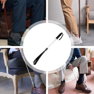 Shoe Horn Long Handle, Long Metal Shoe Horn Portable Telescopic Shoehorn