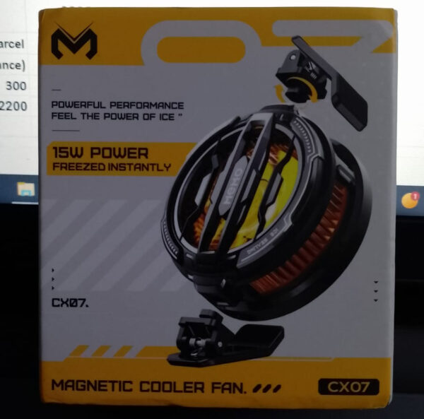 CXO7 magnetic cooler fan  1 Mobile Phone Semiconductor Cooling Fan Radiator /15W POWER FREEZED INSTANTLY - Image 3