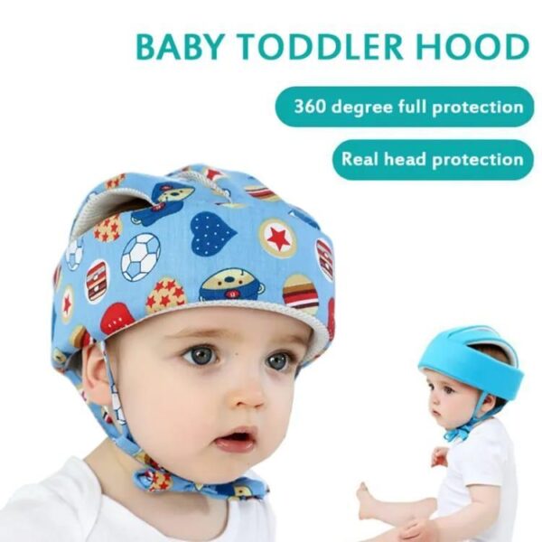 Baby Head Protector Crawling - Baby Safety Helmet & amp Walking Helmet (Random Color/Design) - Image 3