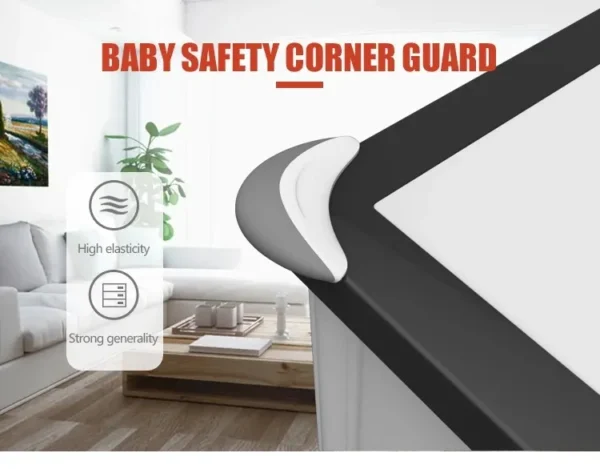 Pack of 4 - Baby Safety Children Protective Corner Guard Baby Safety Edge And Corner Guard For Desk - Image 3